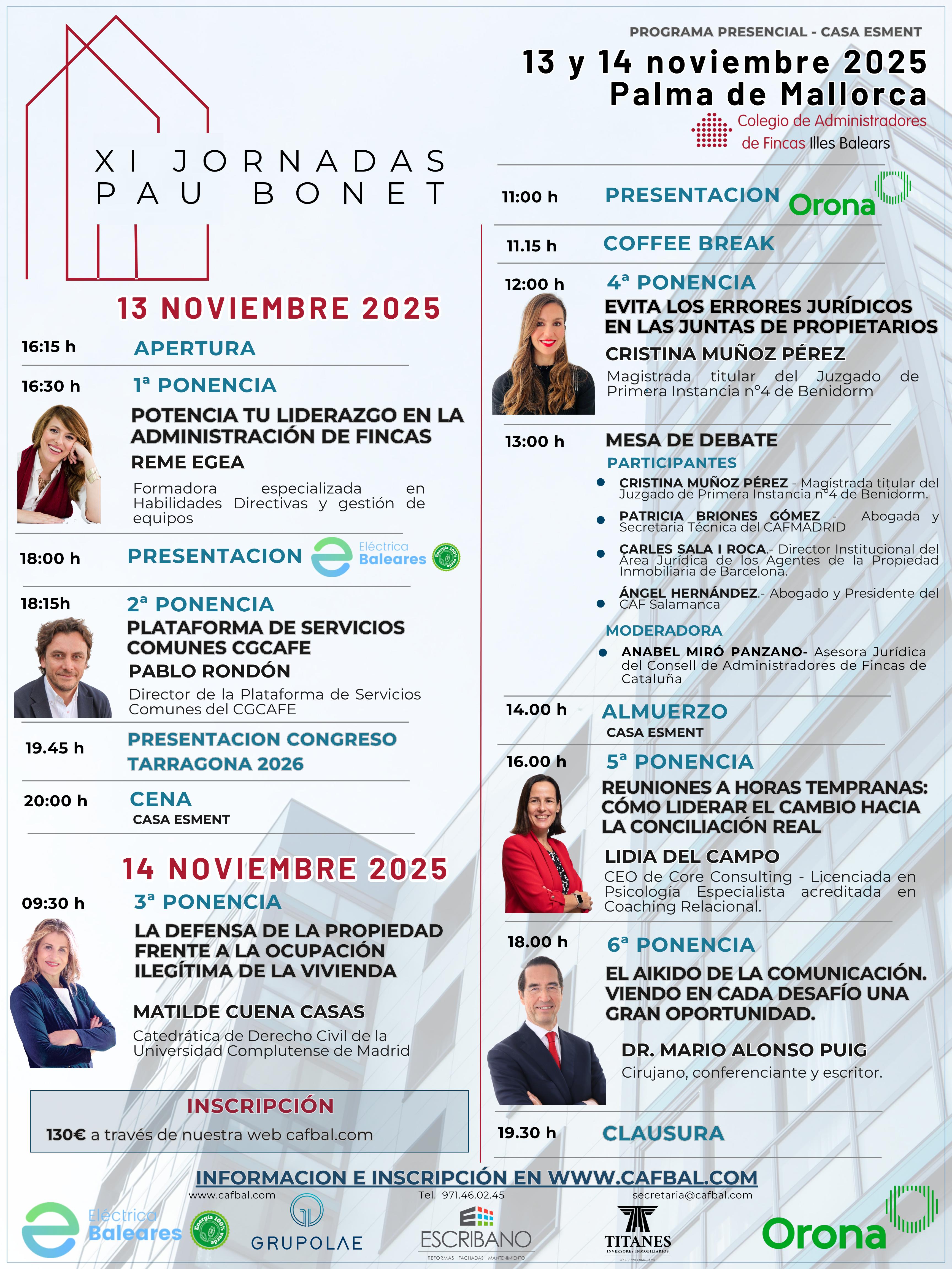 Programa de la Jornada